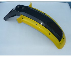 BLATNÍK PŘEDNÍ ČERNO-ŽLUTÝ - TYPOVĚ ČZ ROLAND + JAWA TRAMP